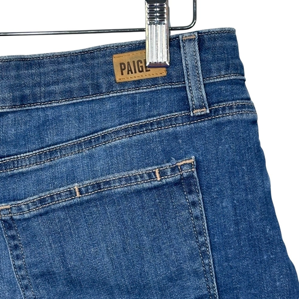 PAIGE Jimmy Jimmy‎ Short Dillian Blue Denim Raw Cuff Shorts Size 29 WJ435 - Picture 5 of 9